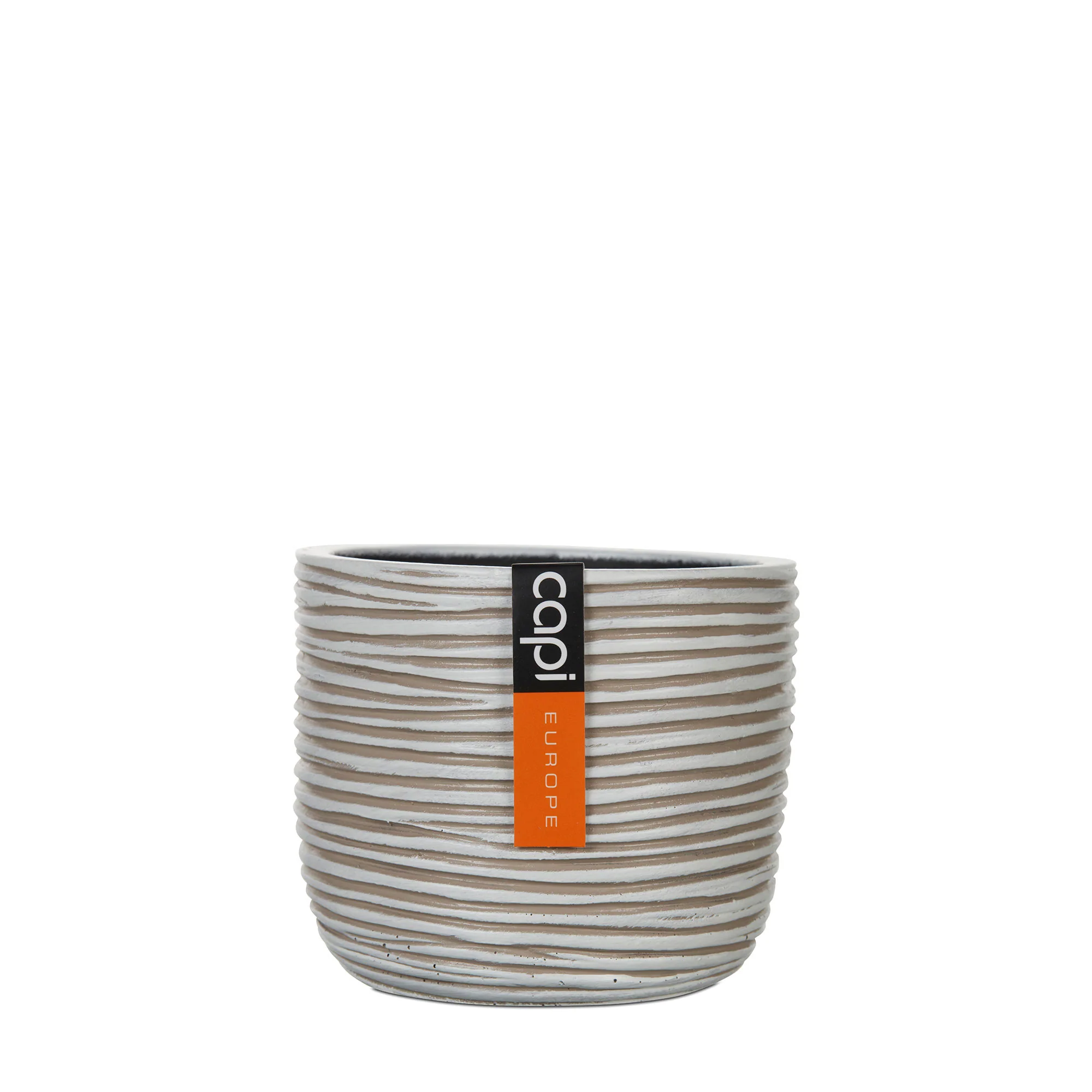 Capi pot de fleurs Nature pot bombé Rib rond ivoire - Pour l'intérieur - Image 6