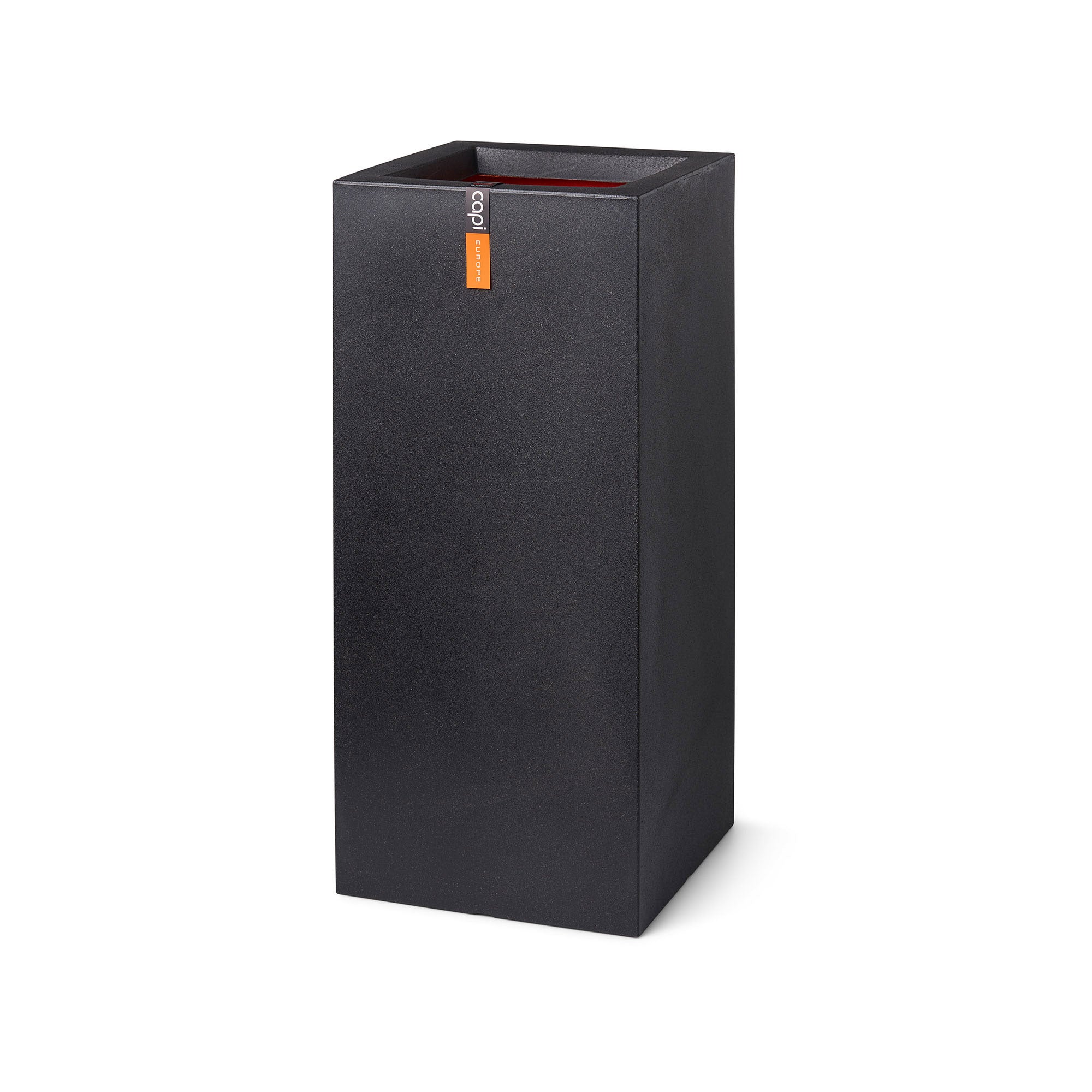 Capi pot de fleurs Urban smooth rectangulaire noir - Pot pour l'intérieur et l'extérieur - Image 3