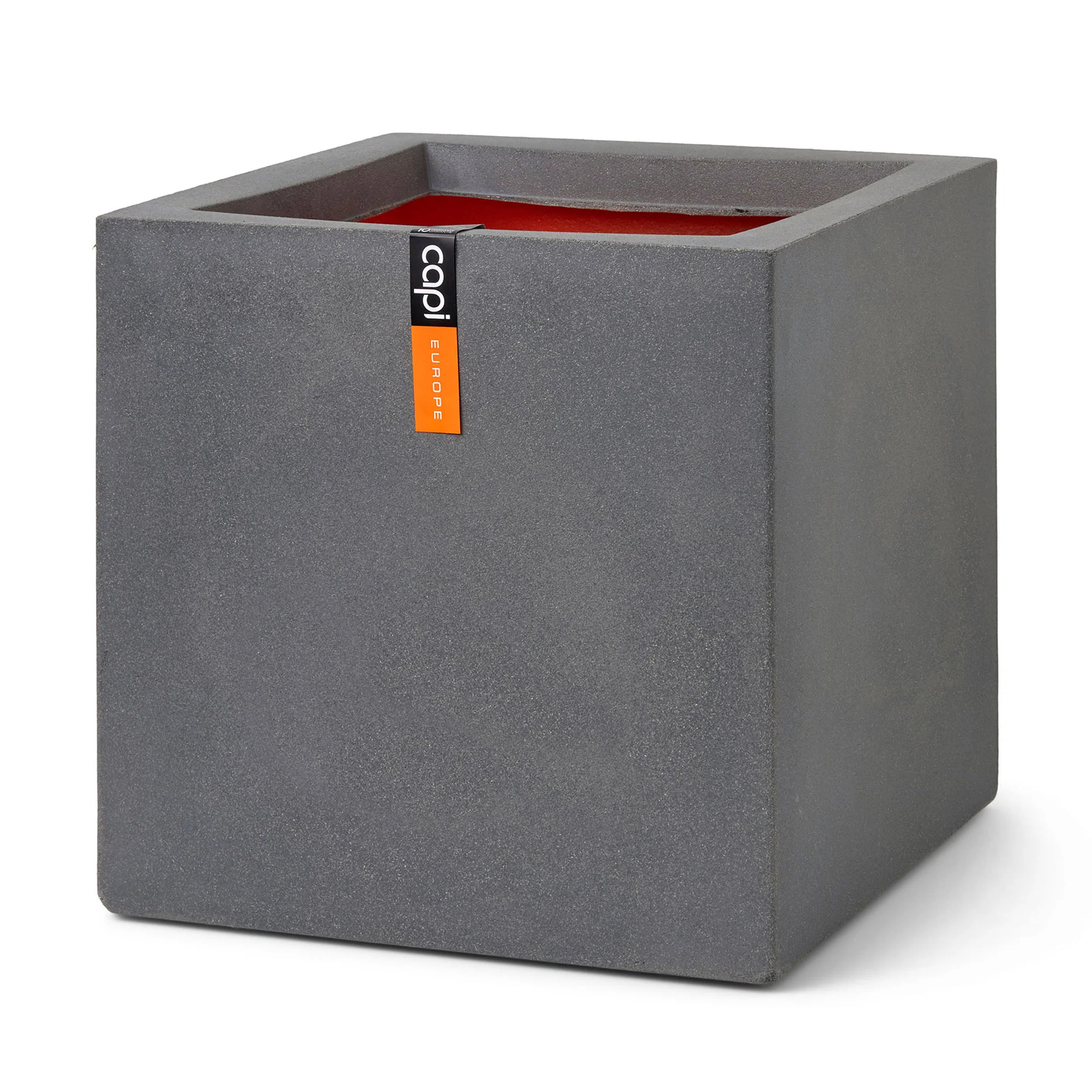 Capi Urban smooth pot de fleurs carré anthracite - Pot pour l'intérieur et l'extérieur - Image 2