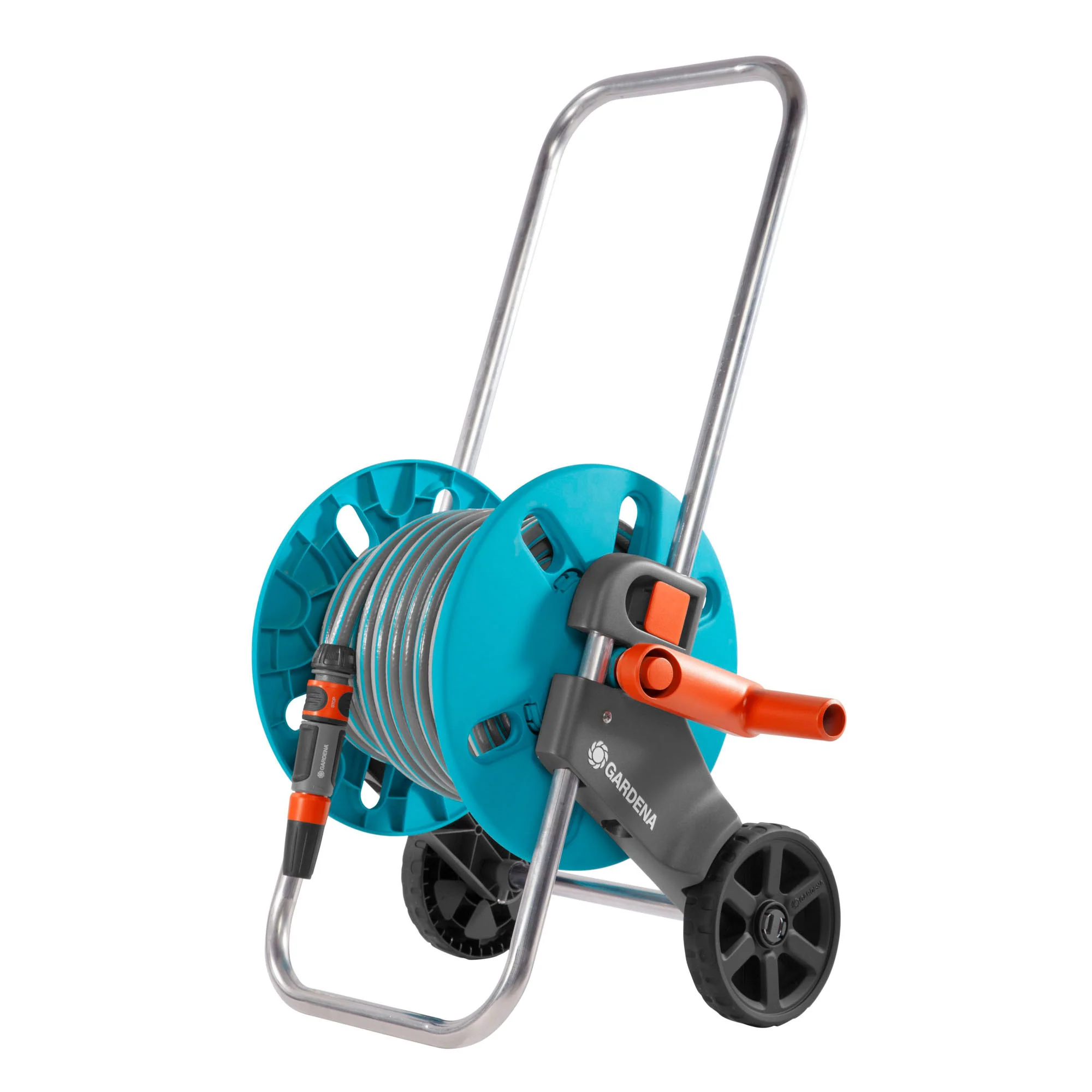 Chariot d'arrosage Gardena AquaRoll S avec tuyau de 20 mètres - Image 6