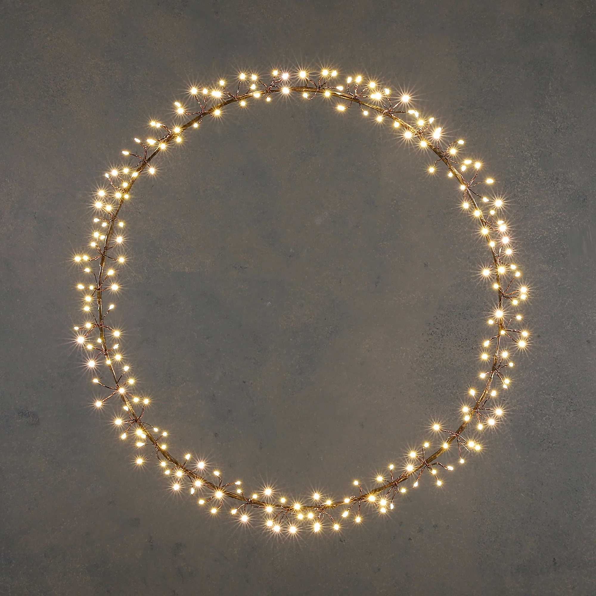 Couronne de Noël avec petites lampes LED - Image 6
