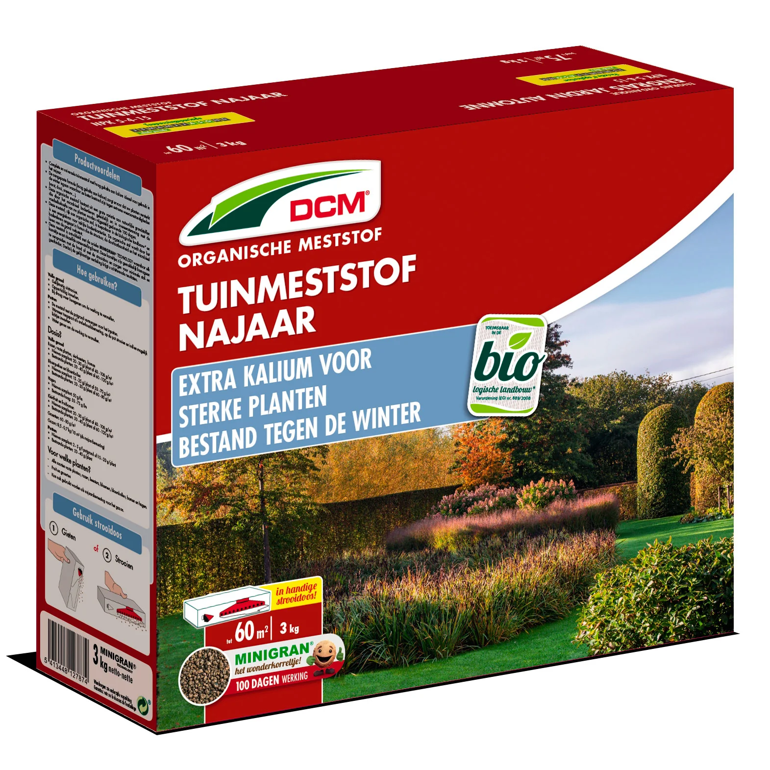 Engrais de jardin pour l'automne - Biologique 3 kg - DCM - Image 2