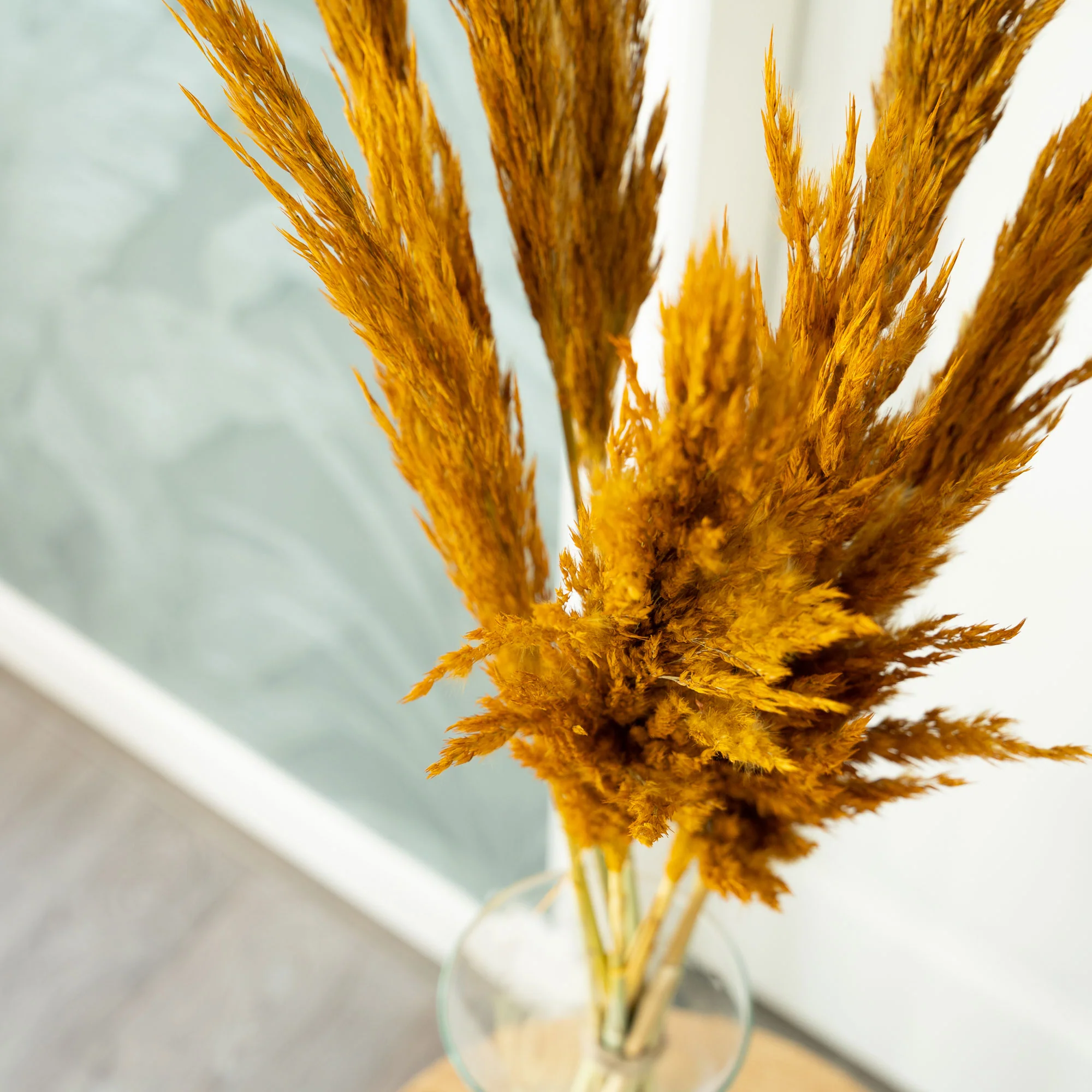 Épis de fleurs séchées jaune - Image 3