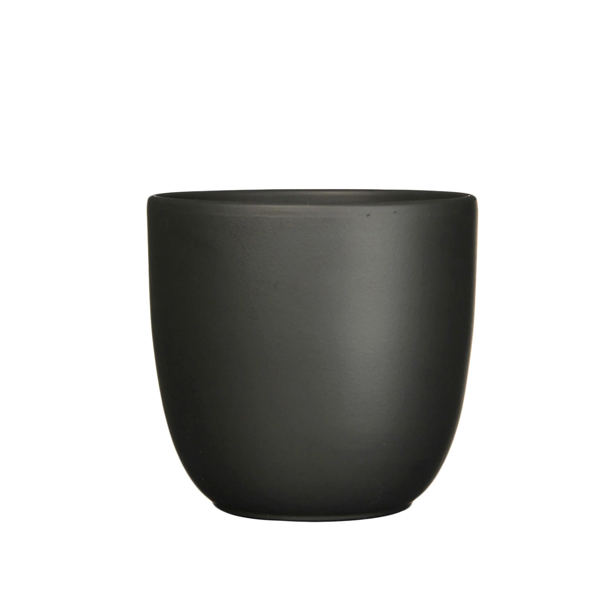 Mica Decorations pot de fleurs Tusca rond - Pot pour l'intérieur noir avec suspension en corde de jute pour plantes - Image 2