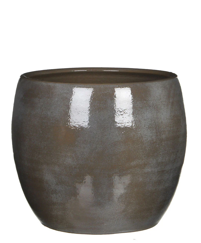 Mica pot de fleurs Monet rond anthracite - Pot pour l'intérieur - Image 4