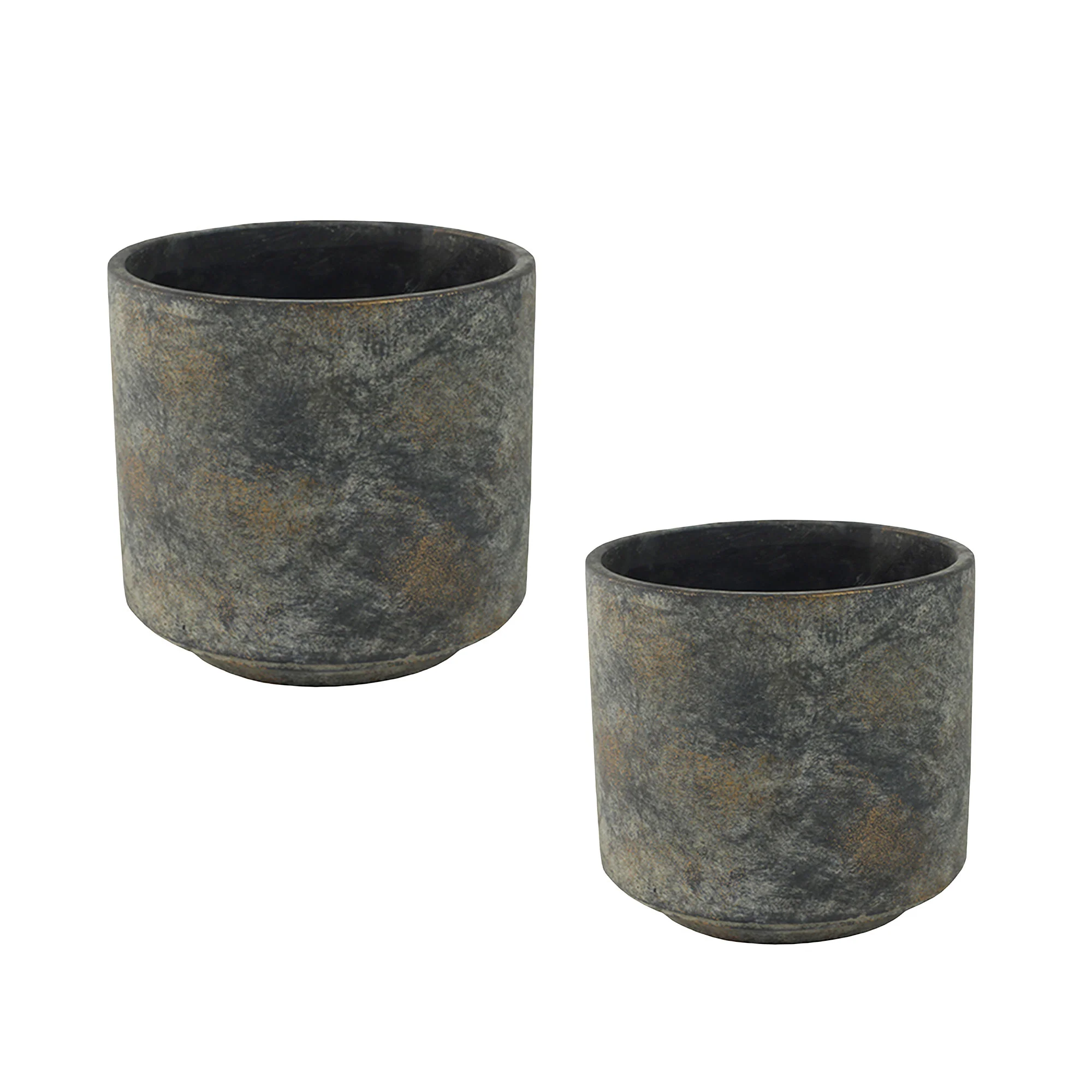 TS pot de fleurs 0 rond or-gris - Pot pour l'intérieur - Image 4