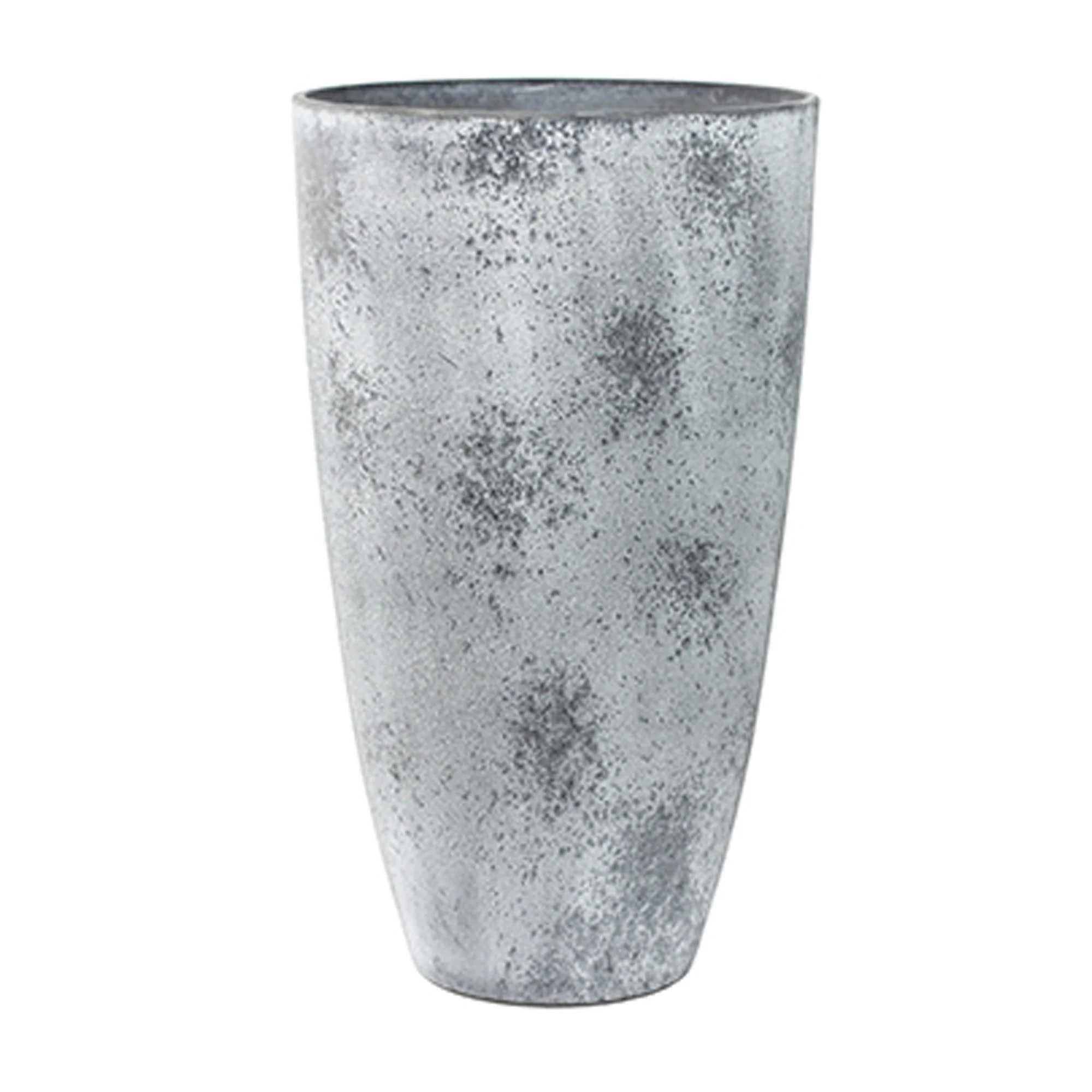 TS pot de fleurs haut Nova rond gris - Pot pour l'intérieur et l'extérieur - Image 6