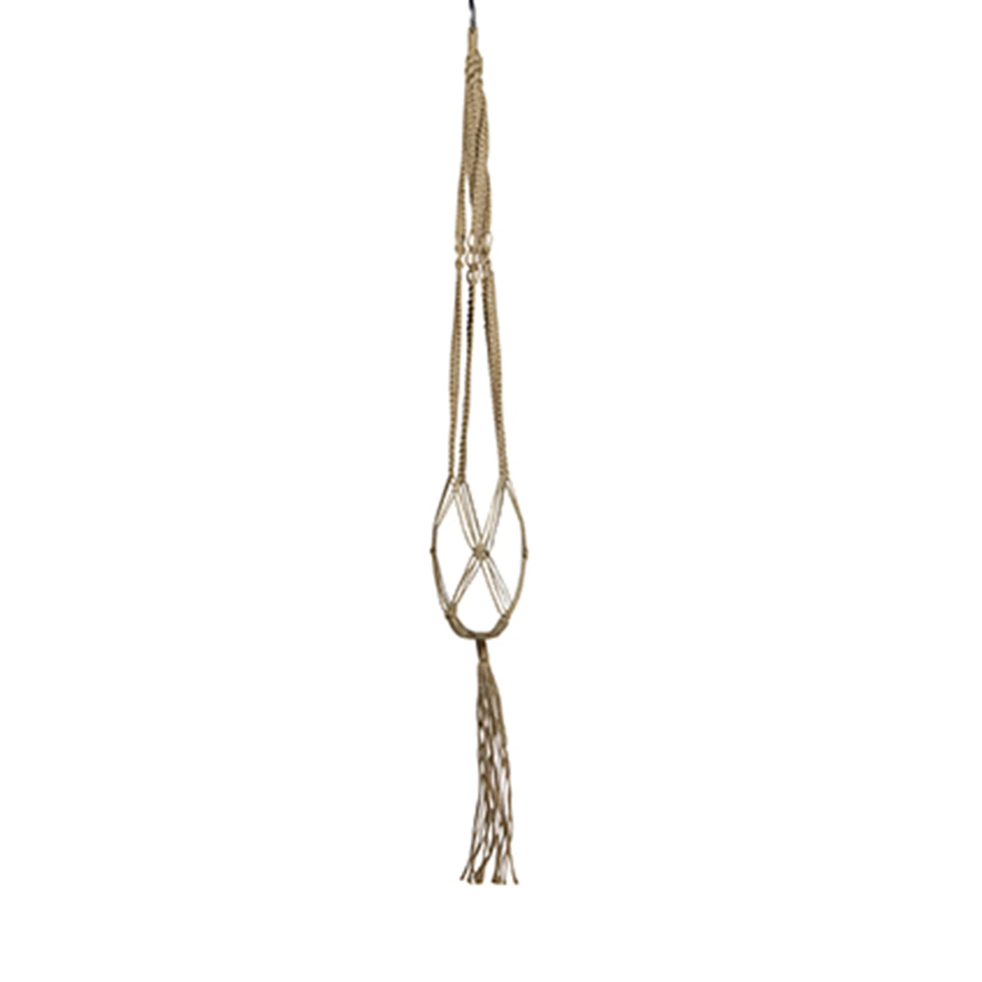 TS suspension pour pot de fleur Macramé Extra crème 120 cm - Image 2